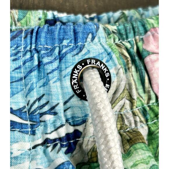 Franks OAHU Tropical Jungle Swim Shorts Trunks Board Shorts Small Hawaiian - Picture 4 of 10